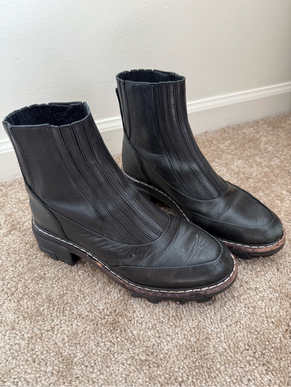 Rag & Bone Leather Chelsea Boots